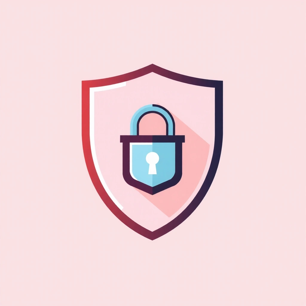 Ikona štítu symbolizující bezpečnost