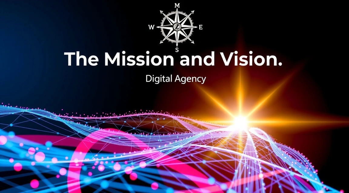 Vize a mise pixelfuel, symbolizující růst a inovace