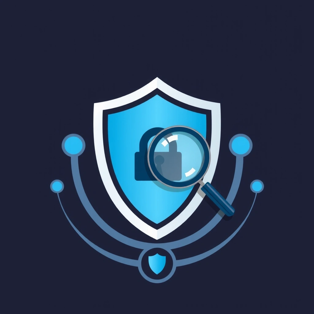 Ikona pro bezpečnostní audity a ochranu