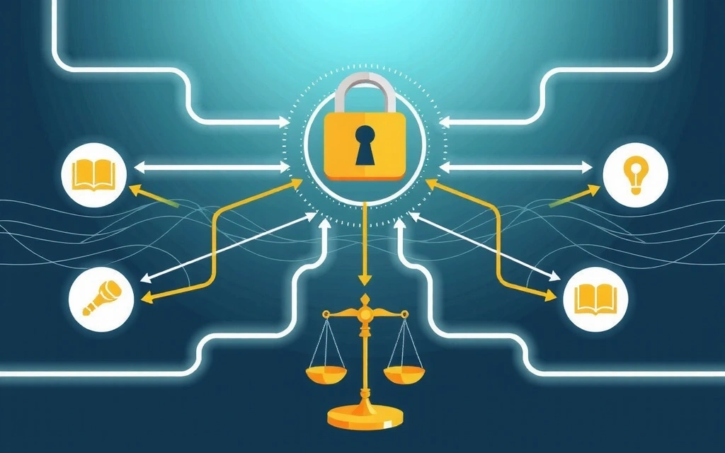 Ilustrace s diagramem toku dat a právních předpisů