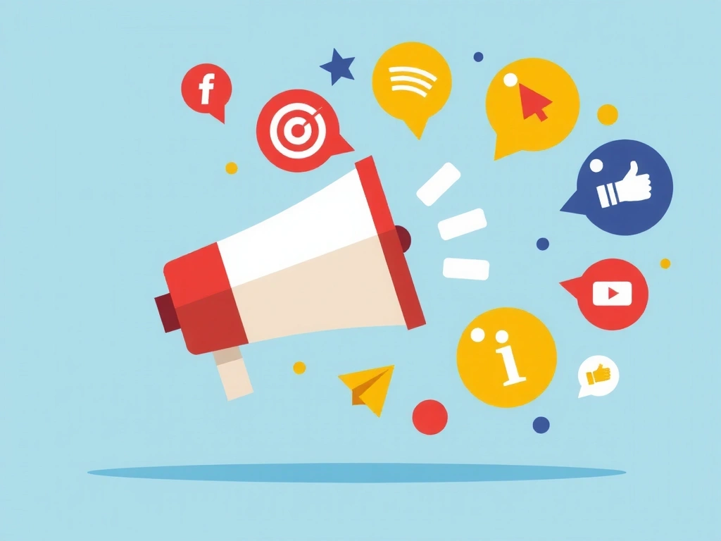 Abstraktní ikona pro Digitální marketing