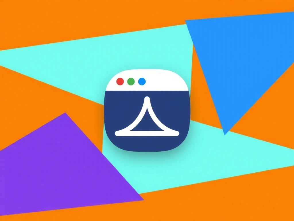 Abstraktní ikona pro Webdesign